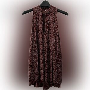 Free People | Leopard Print Mini Tent Dress
